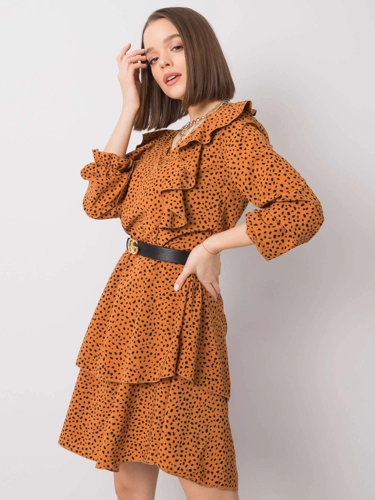 Rochie Dama Maxi, Animal print, RUE PARIS, Maro Eleganta Office - Image 2