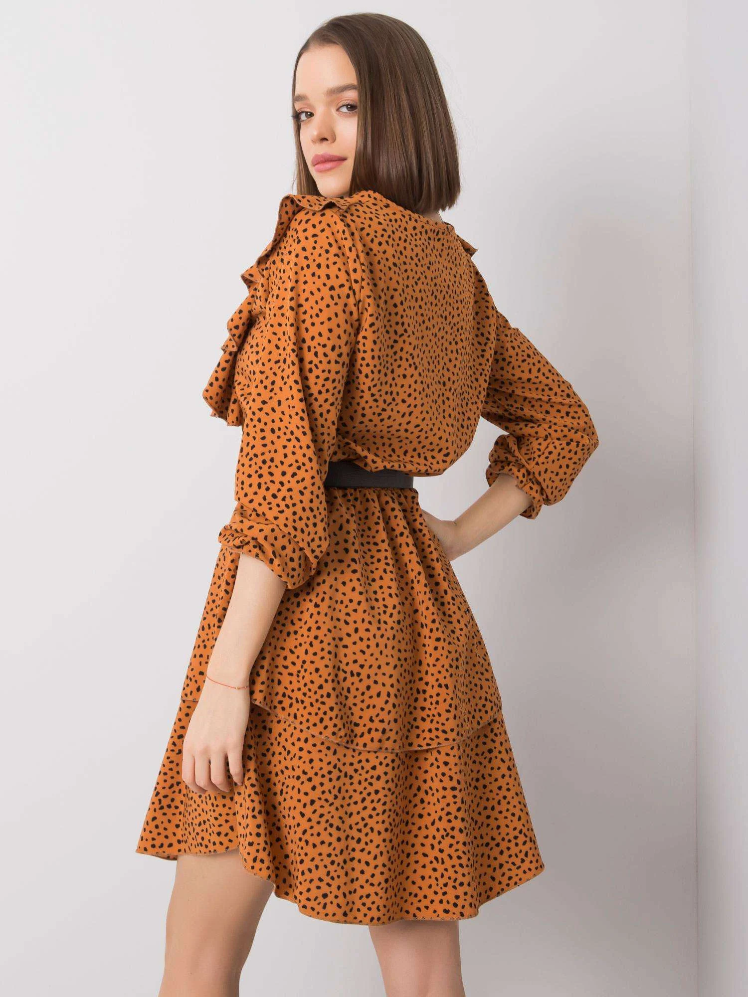 Rochie Dama Maxi, Animal print, RUE PARIS, Maro Eleganta Office - Image 4
