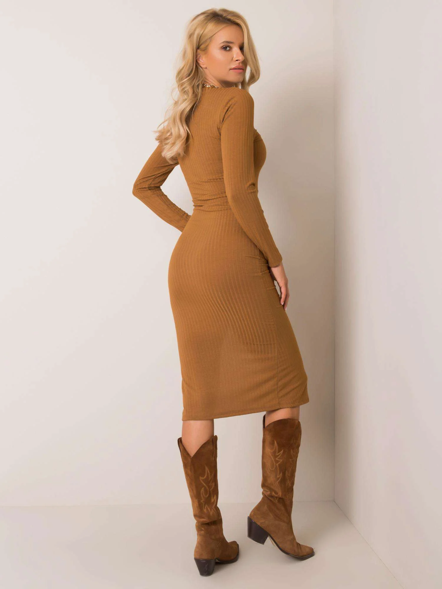 Rochie Dama Midi, Dungi, ITALY MODA, Maro de Ocazie Nunta - Image 3