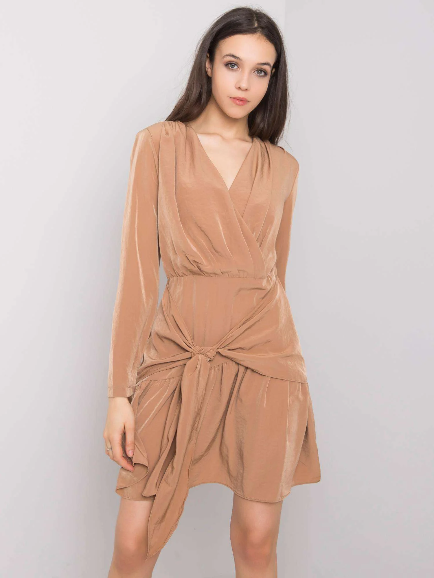 Rochie Dama Mini, Decolteu in V, RUE PARIS, Maro Eleganta Office - Image 3