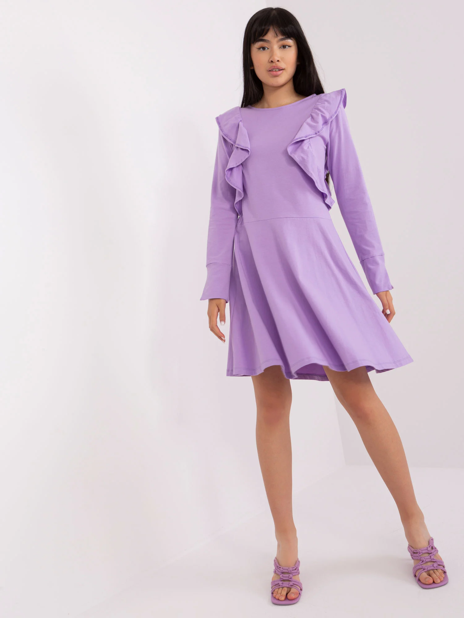 Rochie Dama Maxi, Lejera, Lily Rose, Mov - Image 8