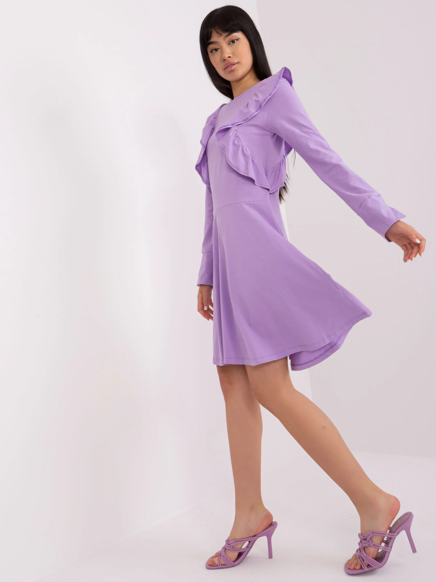 Rochie Dama Maxi, Lejera, Lily Rose, Mov - Image 6