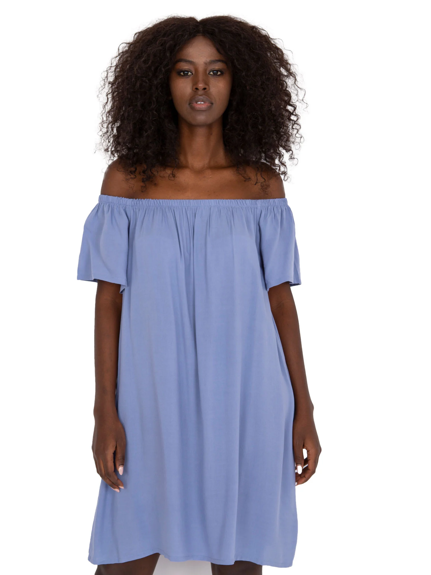 Rochie Dama Mini, Rochie dreapta, Fresh Made, Albastru Casual - imagine 7