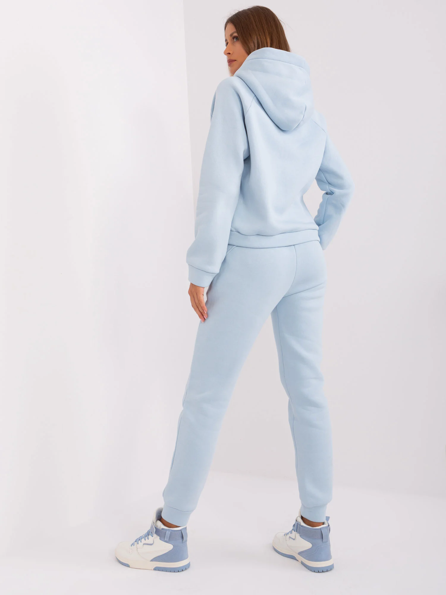 Compleu Dama Maneca lunga, Sport, Wow Donna, Albastru Casual - imagine 5