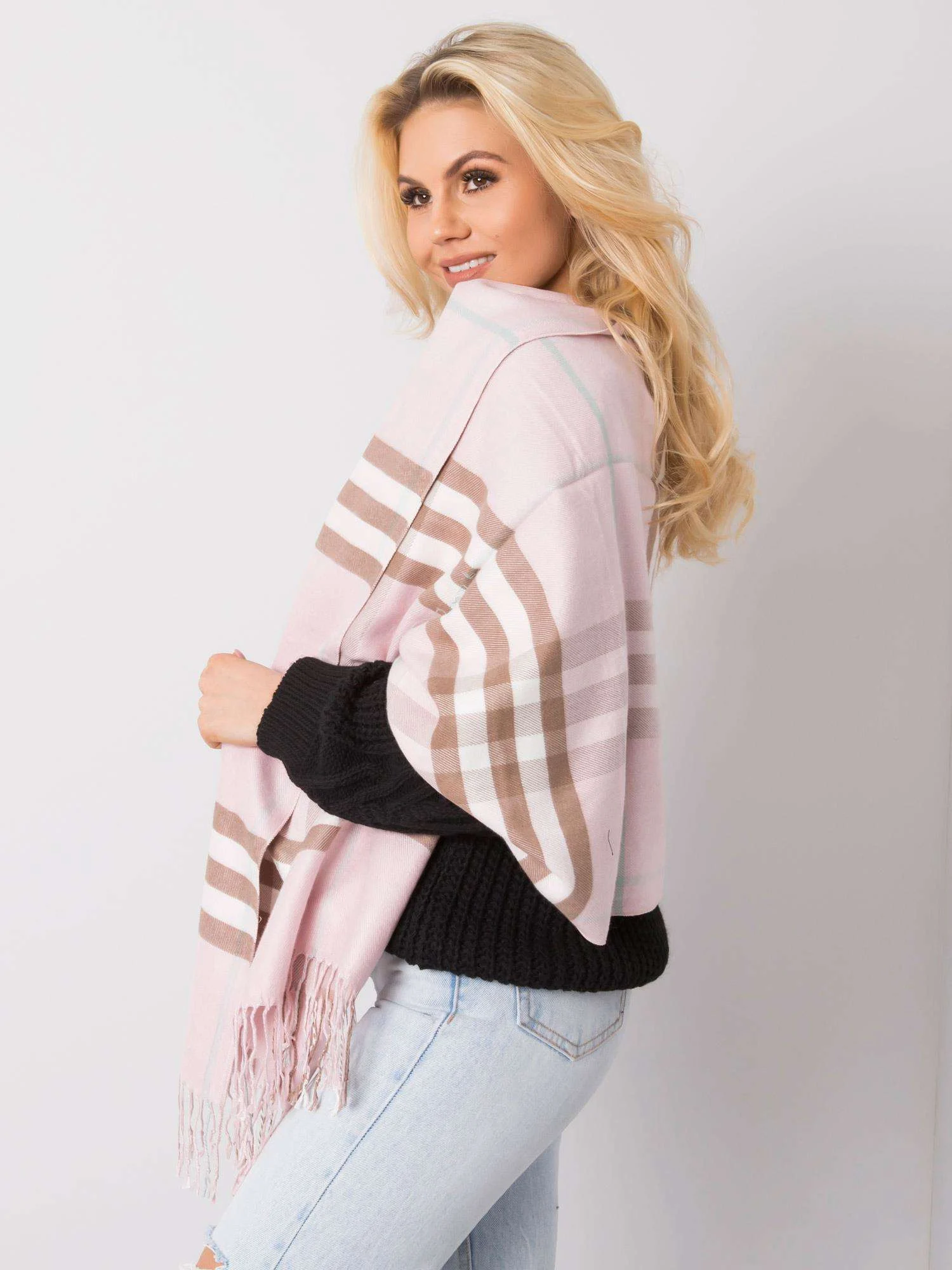 Bandana Dama Carouri, Plus, Wool Fashion Italia, Roz - imagine 4