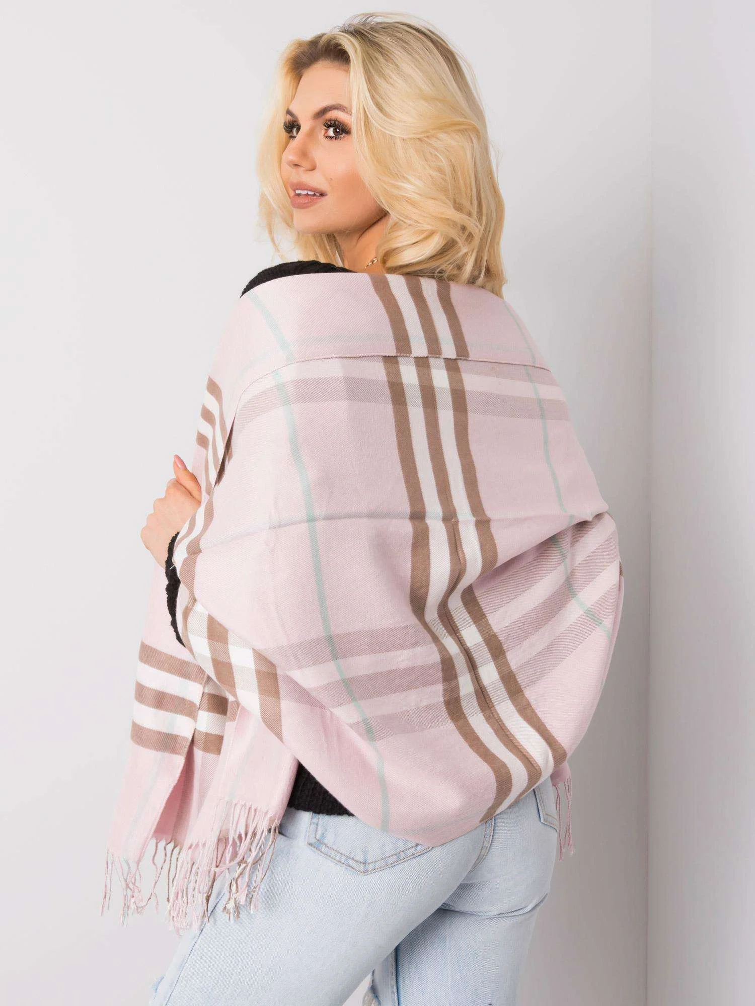 Bandana Dama Carouri, Plus, Wool Fashion Italia, Roz - imagine 2