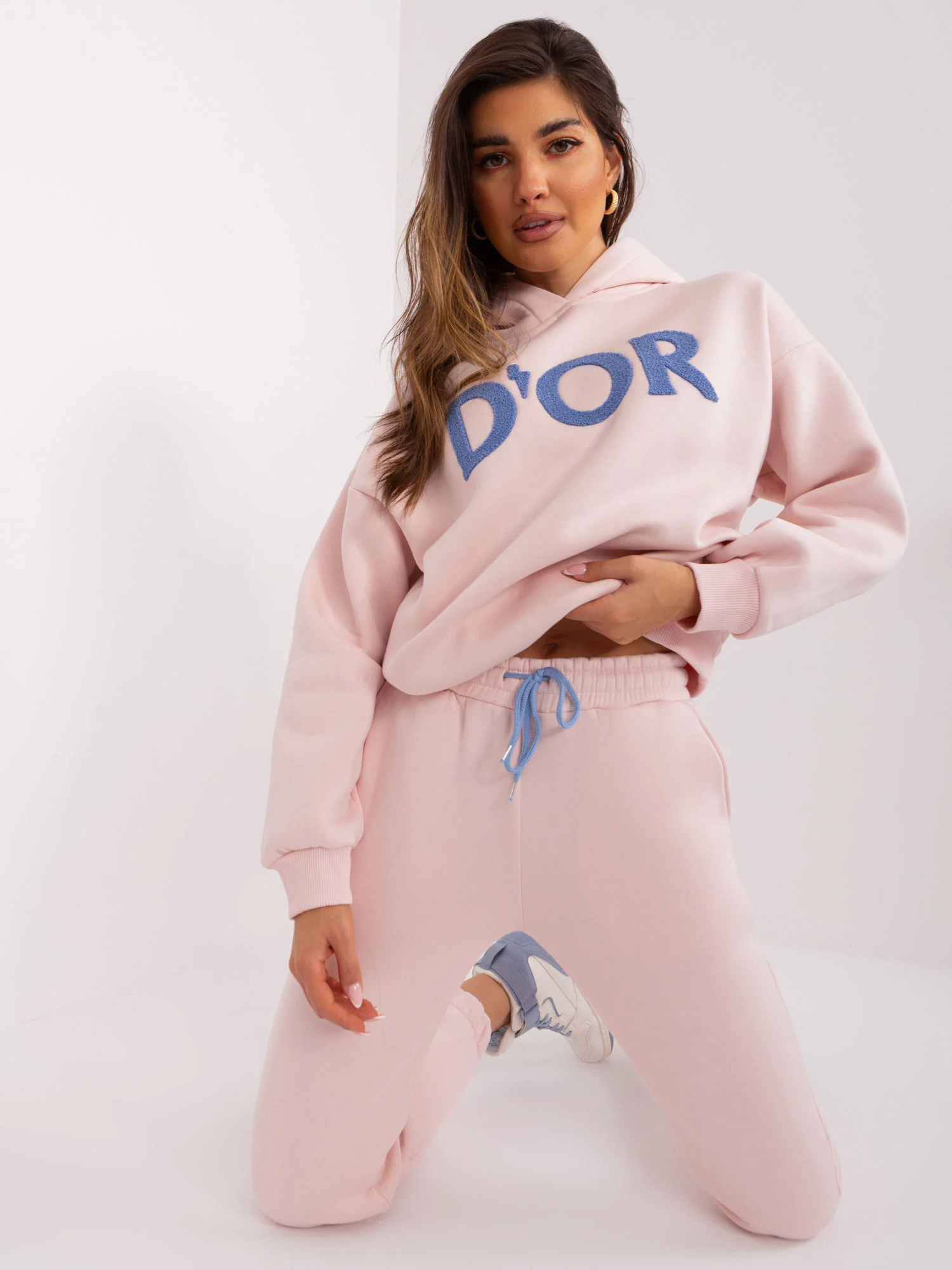 Compleu Dama Maneca lunga, Sport, My Red Lips, Roz Casual - imagine 2