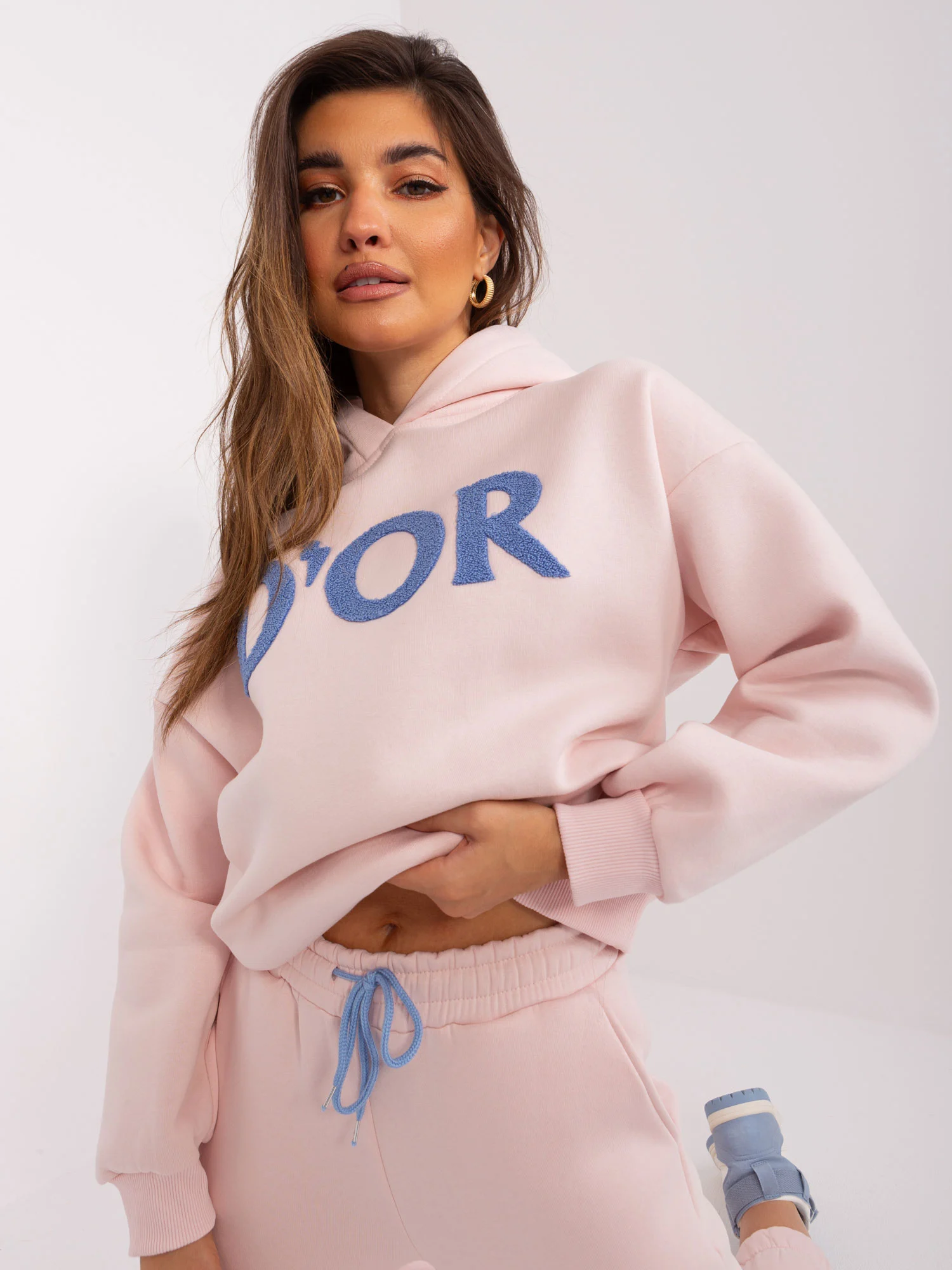 Compleu Dama Maneca lunga, Sport, My Red Lips, Roz Casual - imagine 5