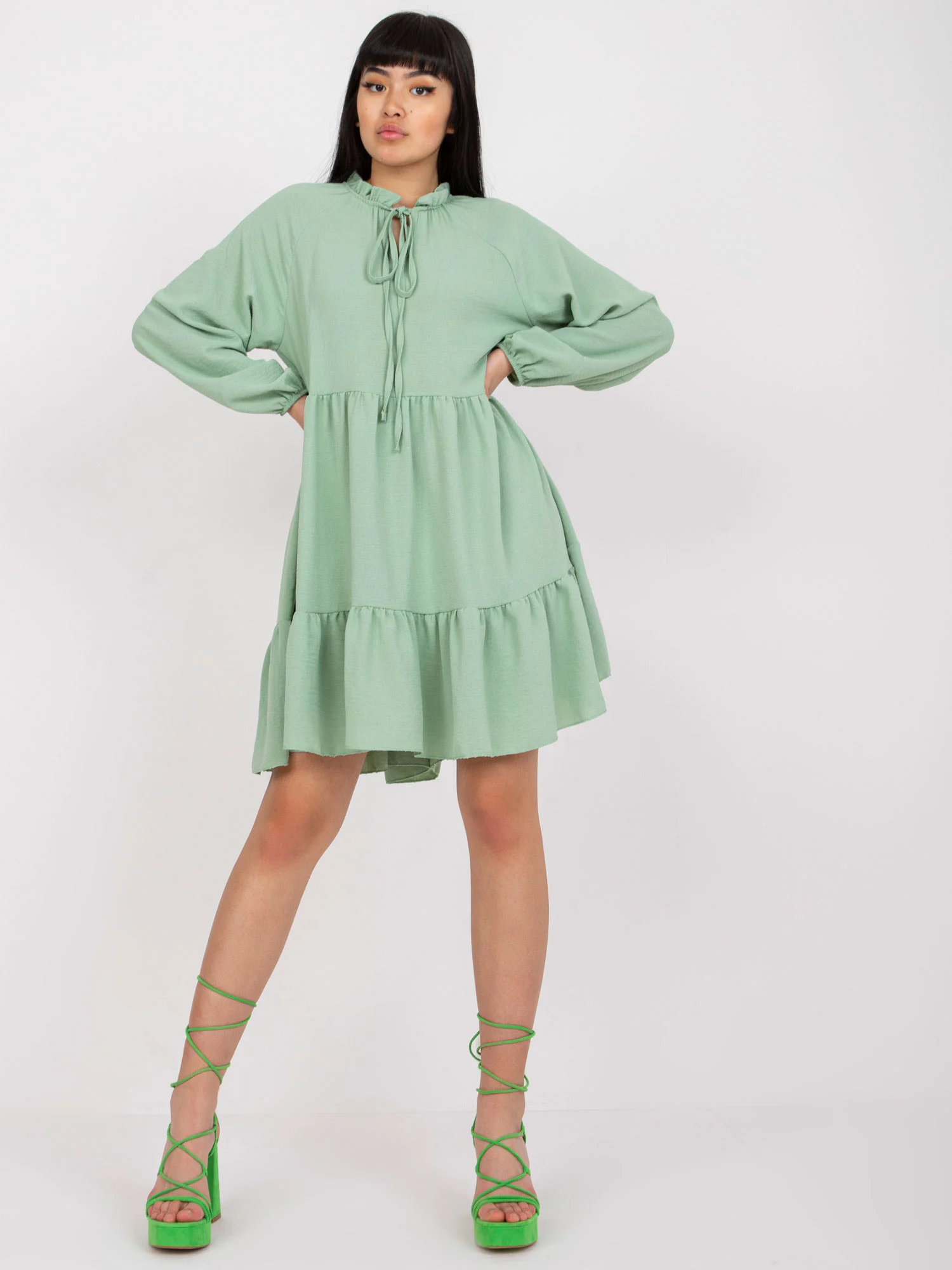 Rochie Dama Maxi, Lejera, ITALY MODA, Fistic Eleganta Office - Image 5