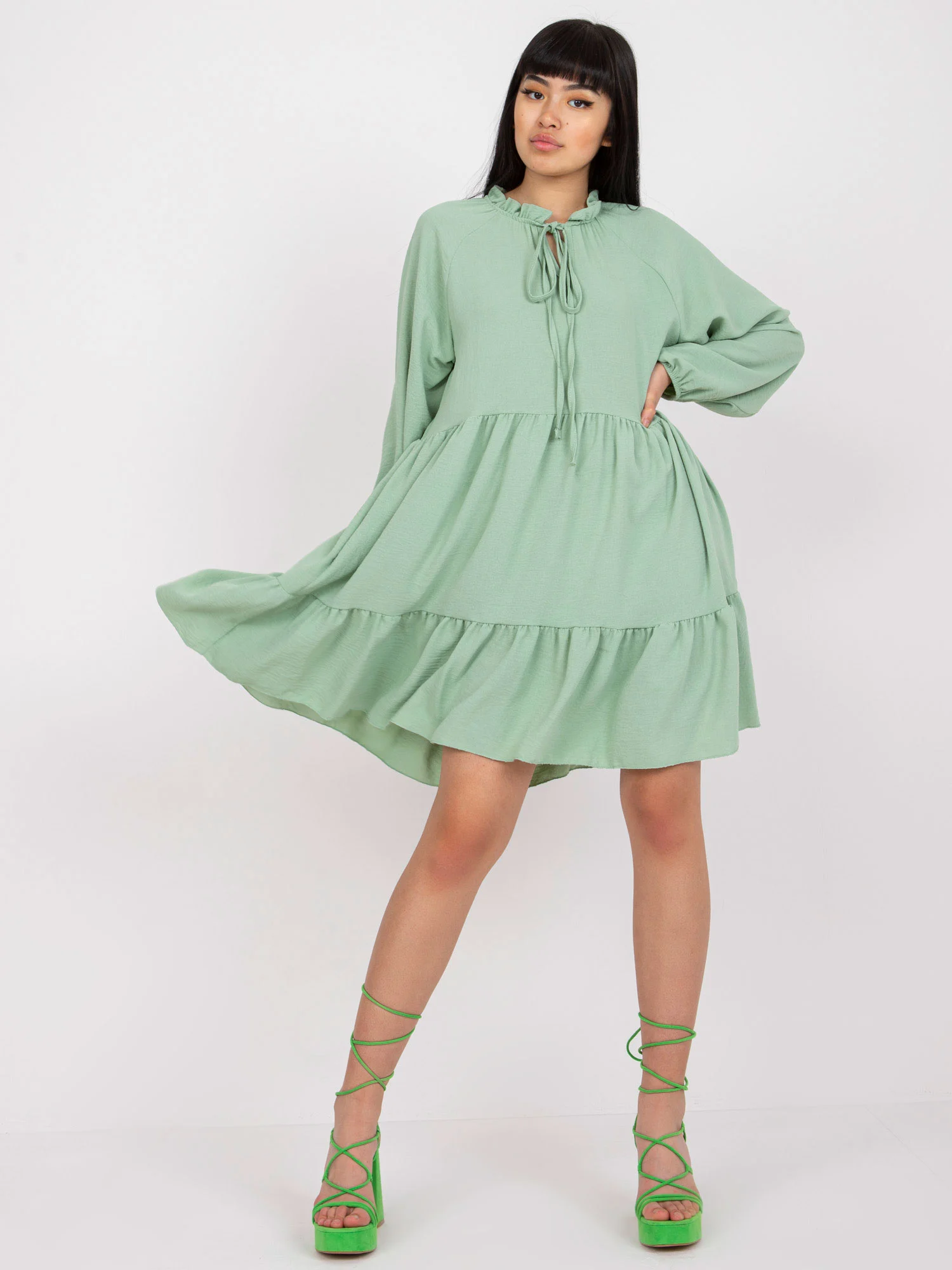 Rochie Dama Maxi, Lejera, ITALY MODA, Fistic Eleganta Office - Image 6