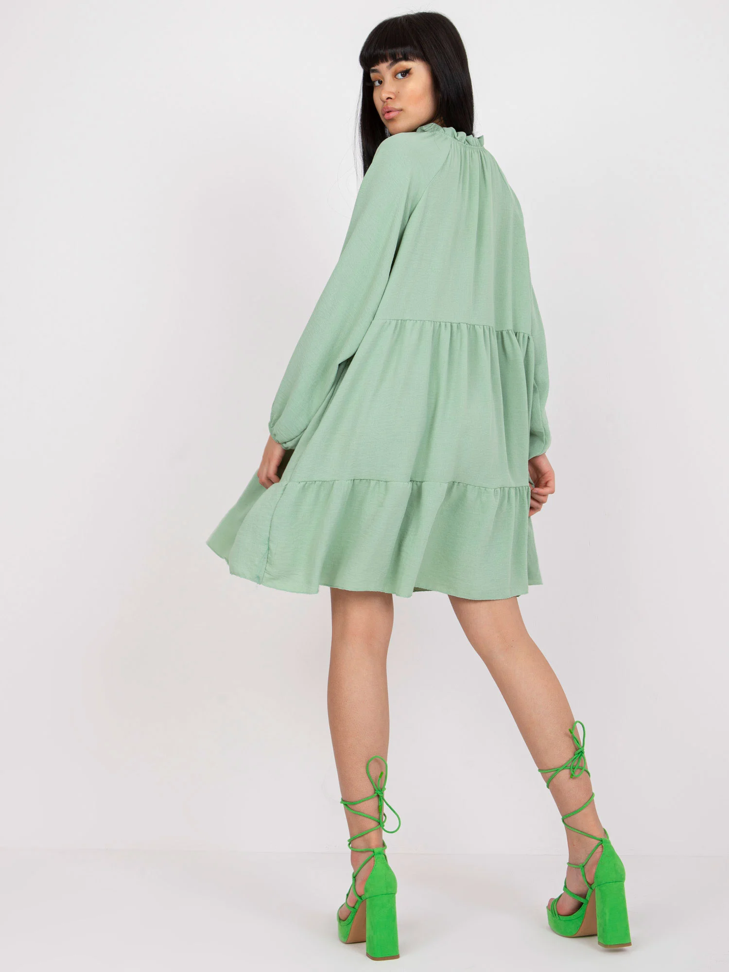 Rochie Dama Maxi, Lejera, ITALY MODA, Fistic Eleganta Office - Image 3
