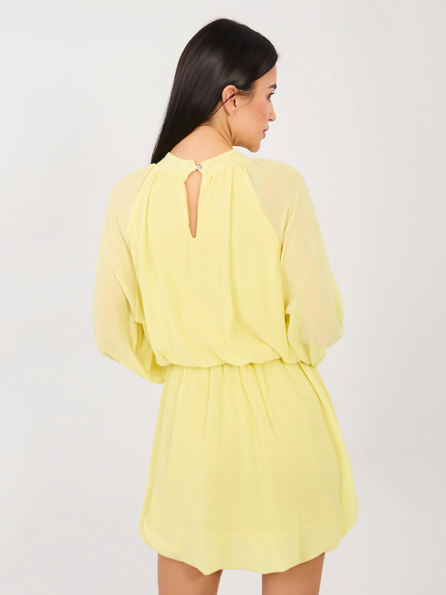 Rochie Dama Maxi, Lejera, RUE PARIS, Galben de Petrecere - imagine 6