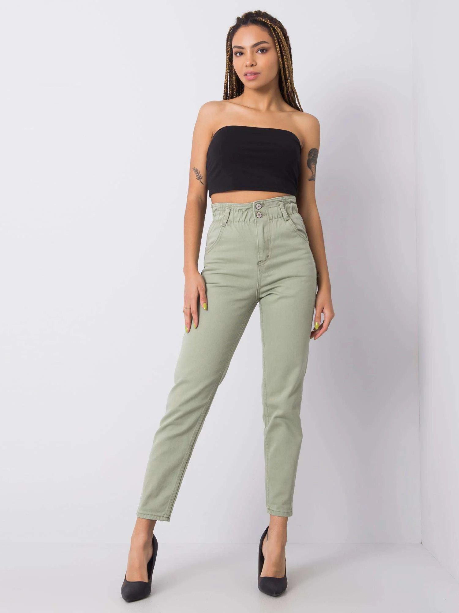 Blugi Dama Lunga, Croiala dreapta, RUE PARIS, Fistic Eleganta Office - imagine 3