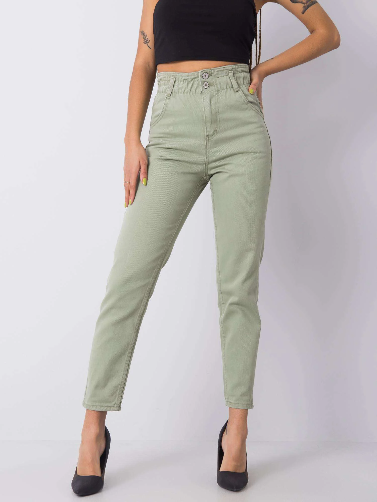 Blugi Dama Lunga, Croiala dreapta, RUE PARIS, Fistic Eleganta Office - imagine 2
