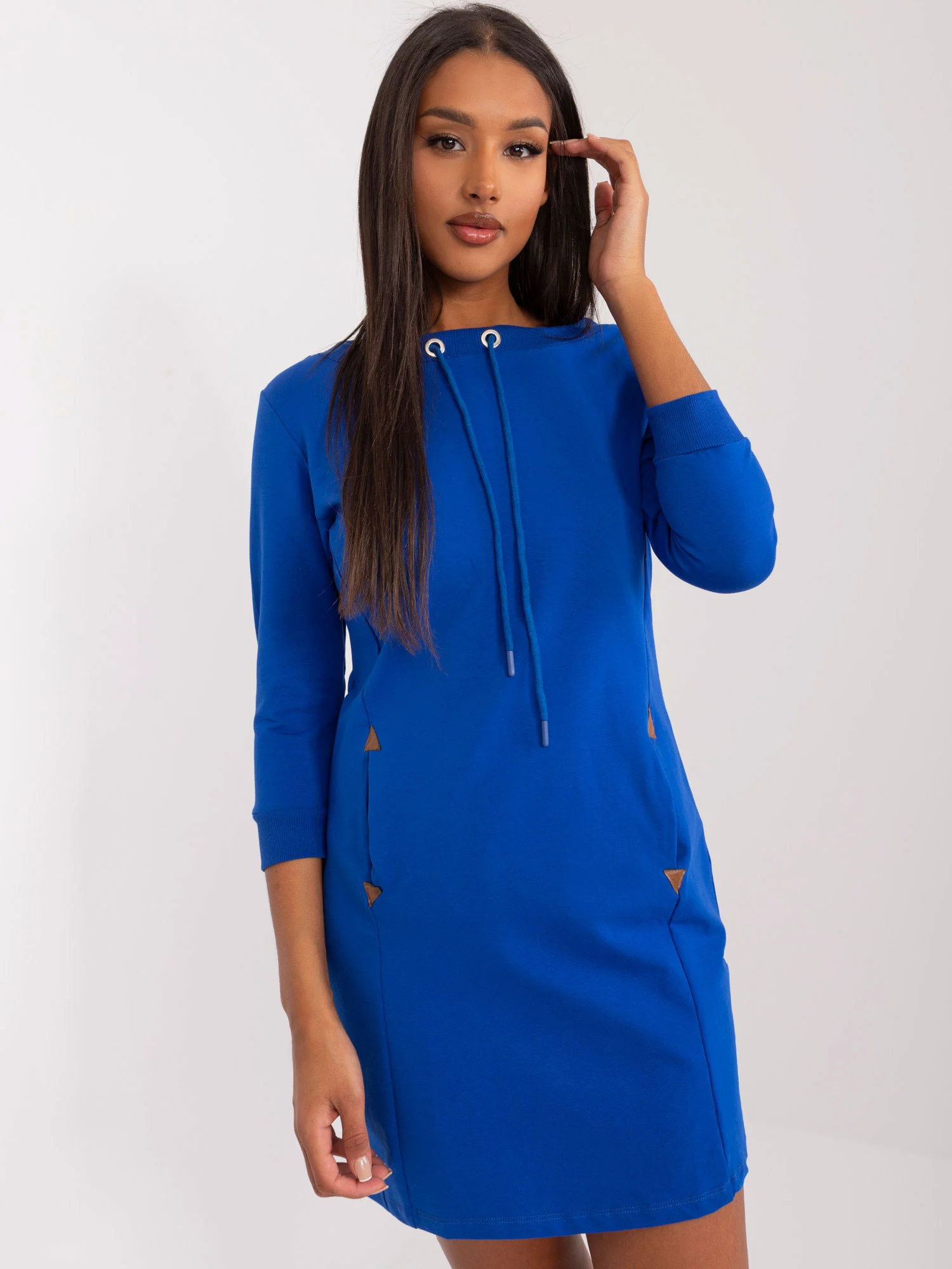 Rochie Dama Mini, Rochie dreapta, RUE PARIS, Cobalt - imagine 6