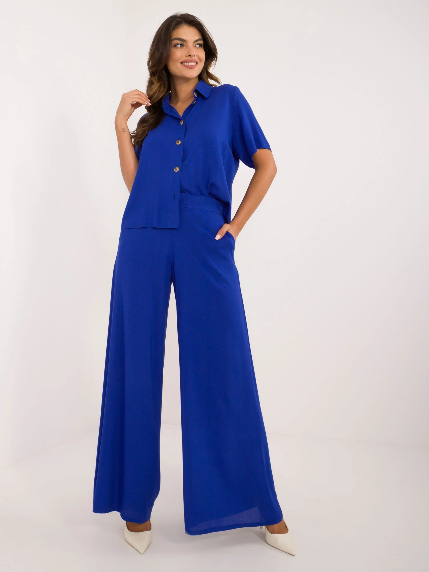 Compleu Dama Mini, Larga, LAKERTA, Cobalt Casual - imagine 2