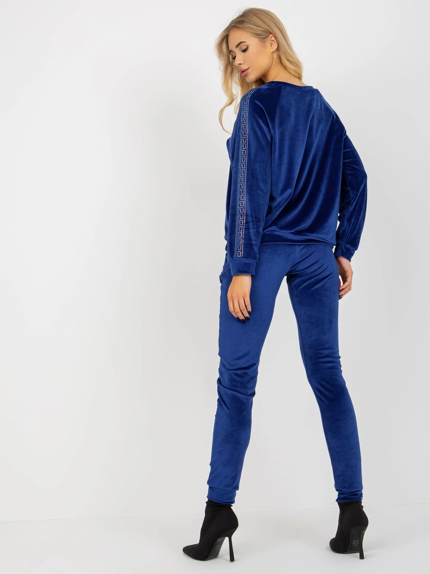 Compleu Dama Maneca lunga, Mansete elastice, RELEVANCE, Cobalt Casual - imagine 3