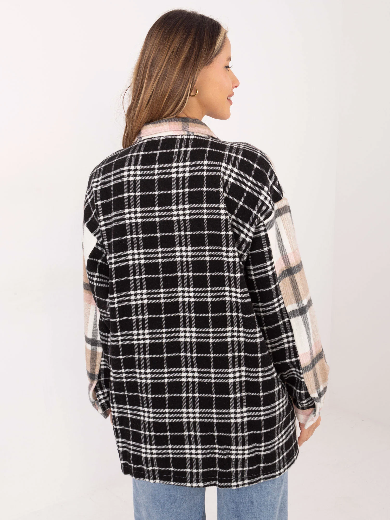 Camasa Dama Maneca lunga, Carouri, CHAMUR NATIONAL, Bej Casual - imagine 5