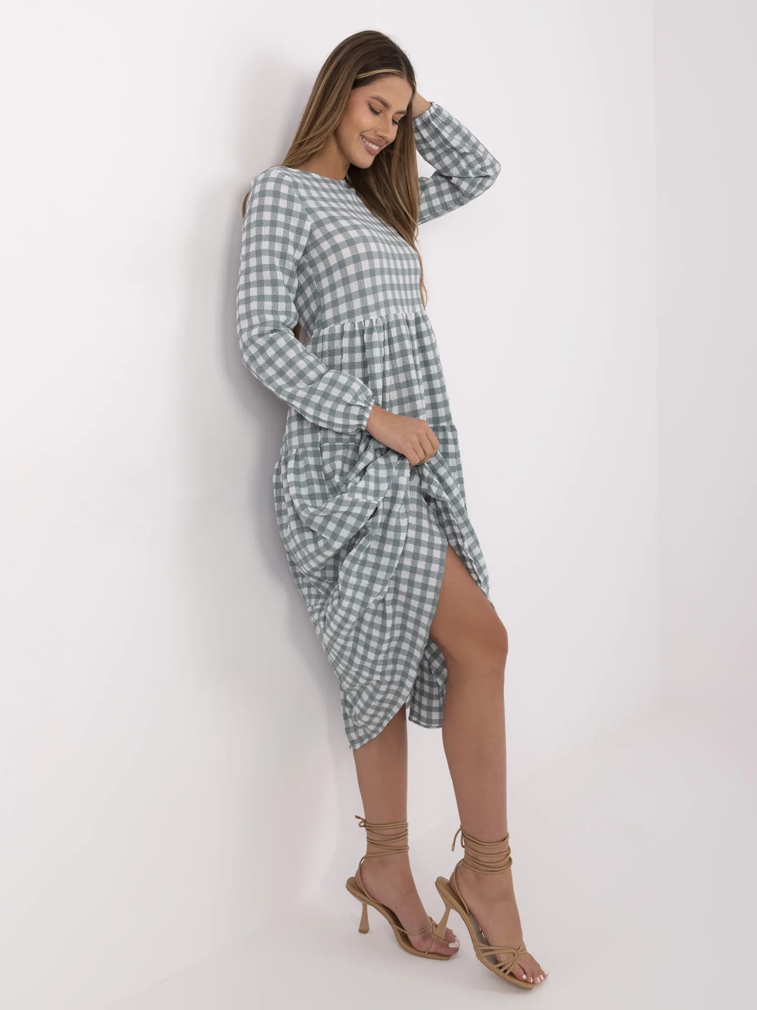 Rochie Dama Maxi, Carouri, RUE PARIS, Menta Eleganta Office - Image 2