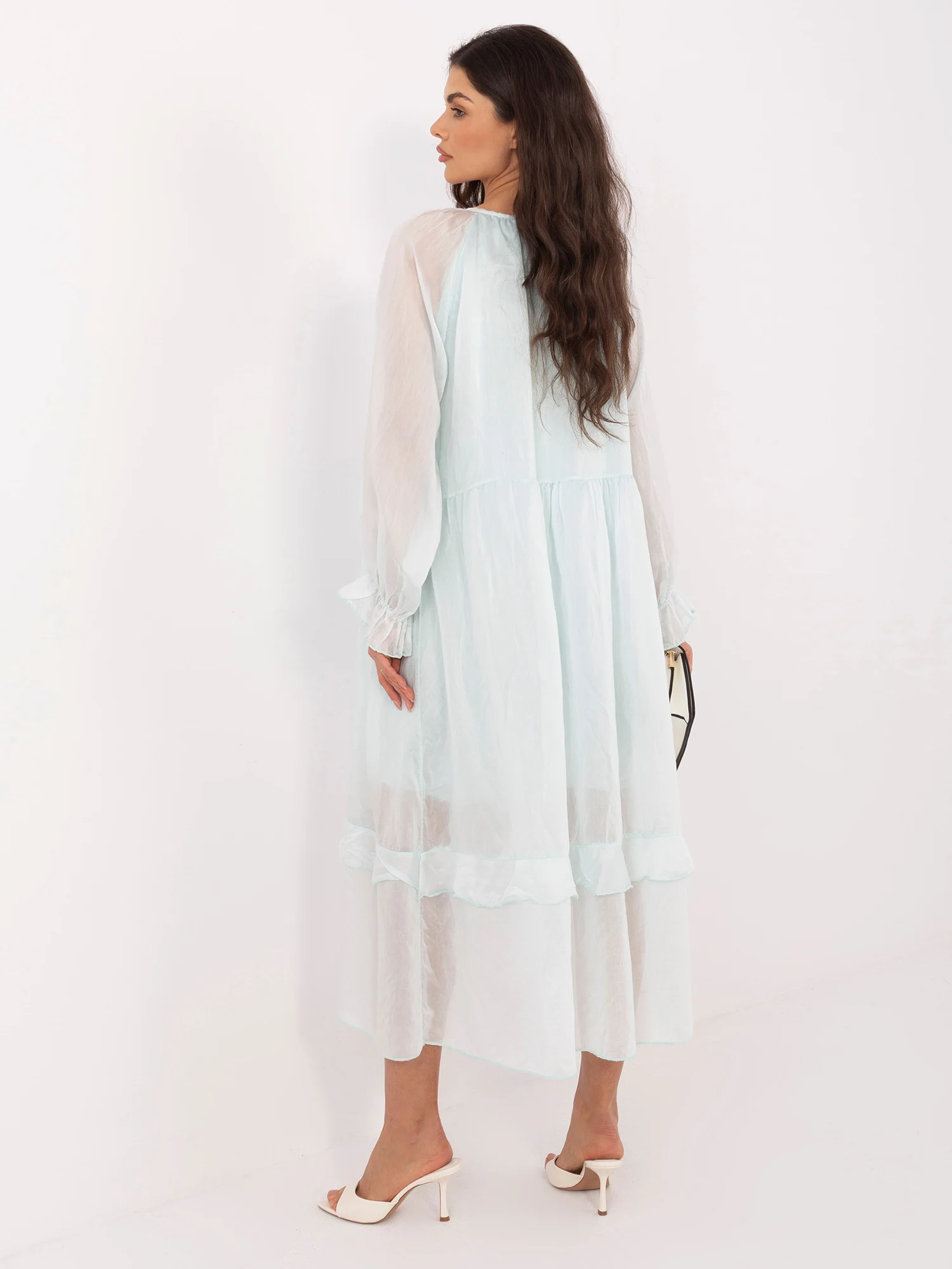Rochie Dama Maxi, Oversize, ITALY MODA, Menta de Vara - Image 5