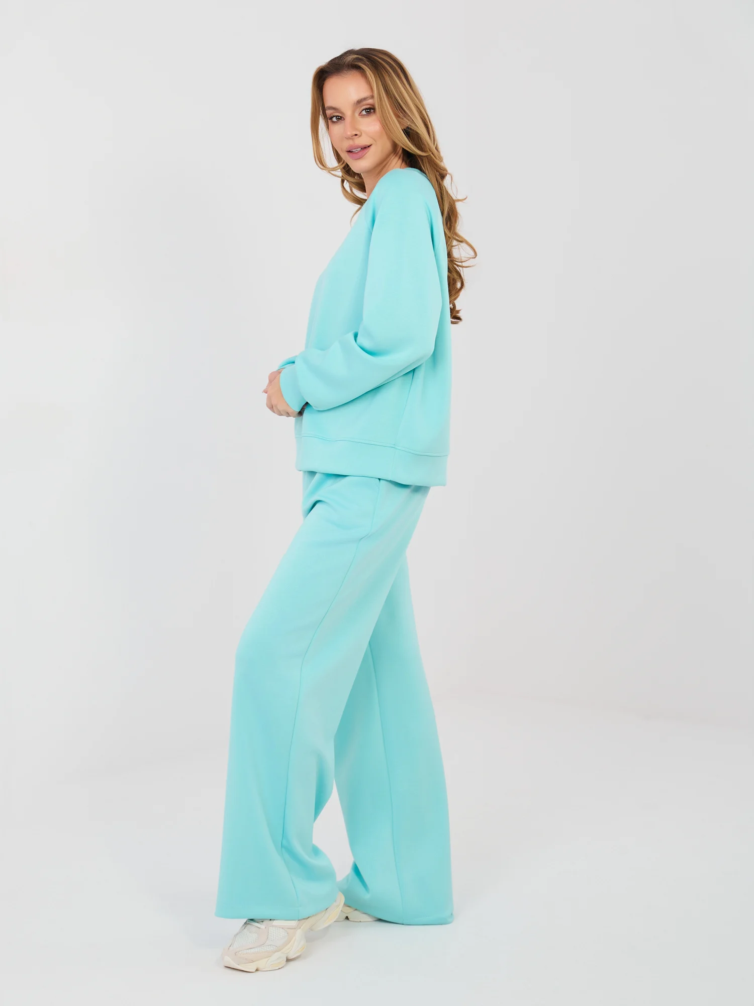 Compleu Dama Lunga, Larga, Maya, Menta Casual - imagine 6