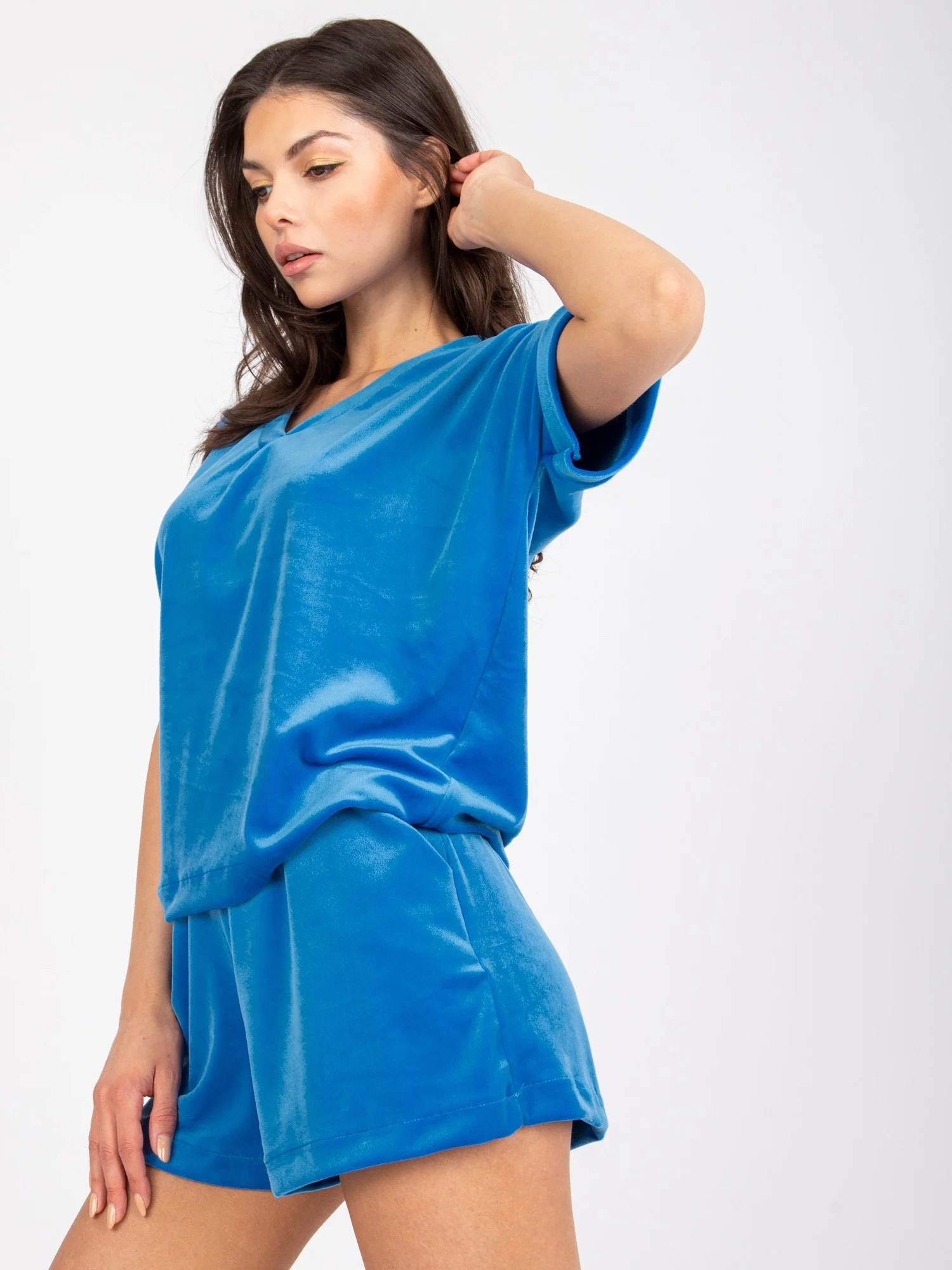 Compleu Dama Mini, Dreapta, RUE PARIS, Albastru Casual - imagine 5