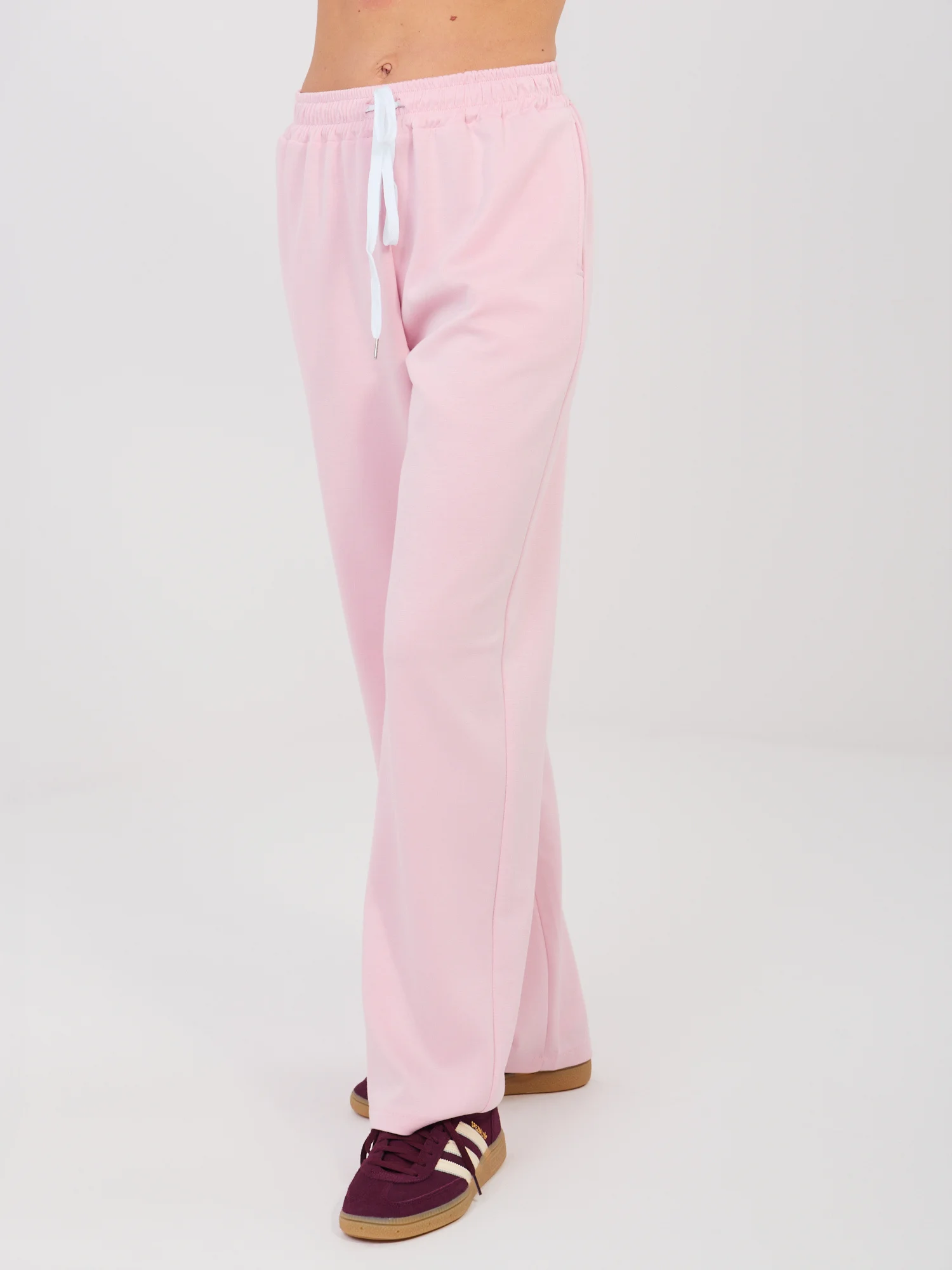 Compleu Dama Maneca lunga, Dreapta, ITALY MODA, Roz Casual - imagine 7