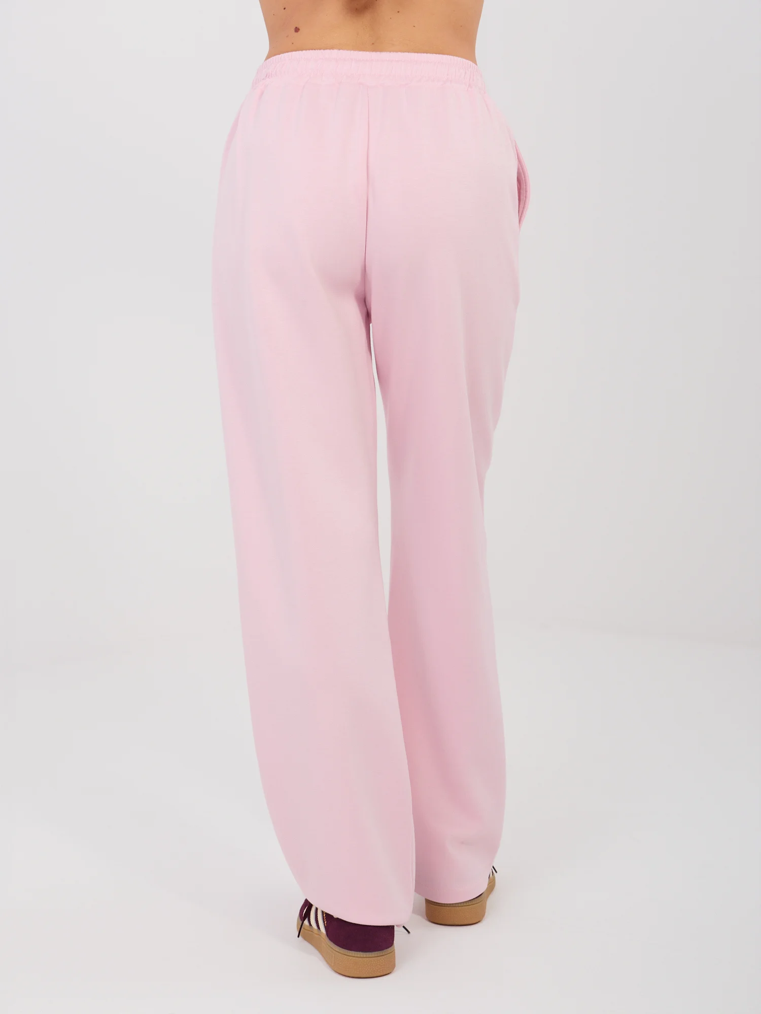 Compleu Dama Maneca lunga, Dreapta, ITALY MODA, Roz Casual - imagine 2