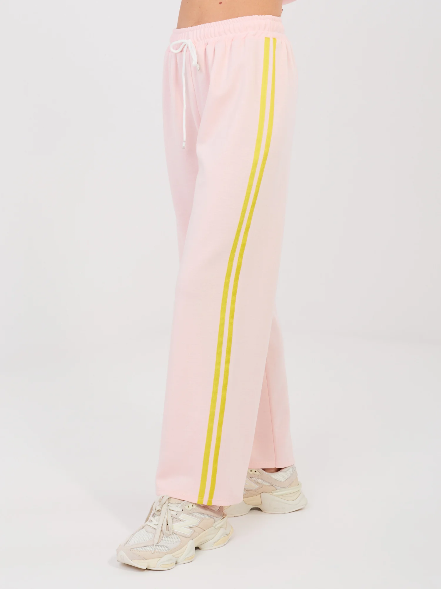 Compleu Dama Maneca lunga, Larga, RUE PARIS, Roz Casual - imagine 3