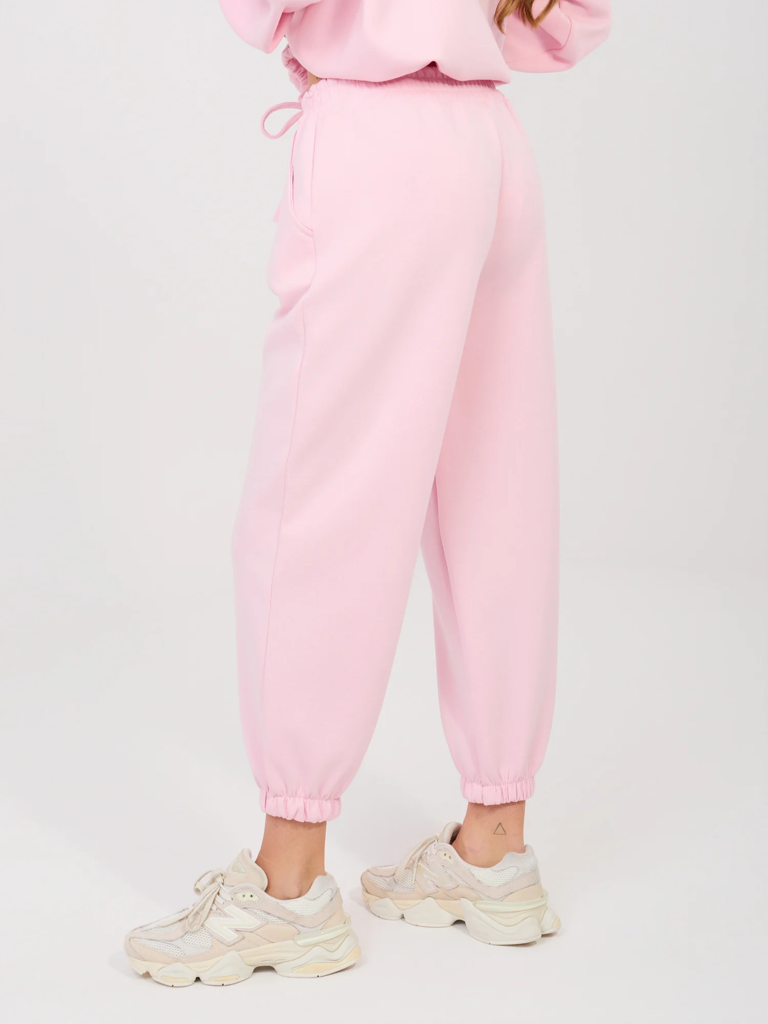 Compleu Dama Maneca lunga, Mansete elastice, RUE PARIS, Roz Casual - imagine 6