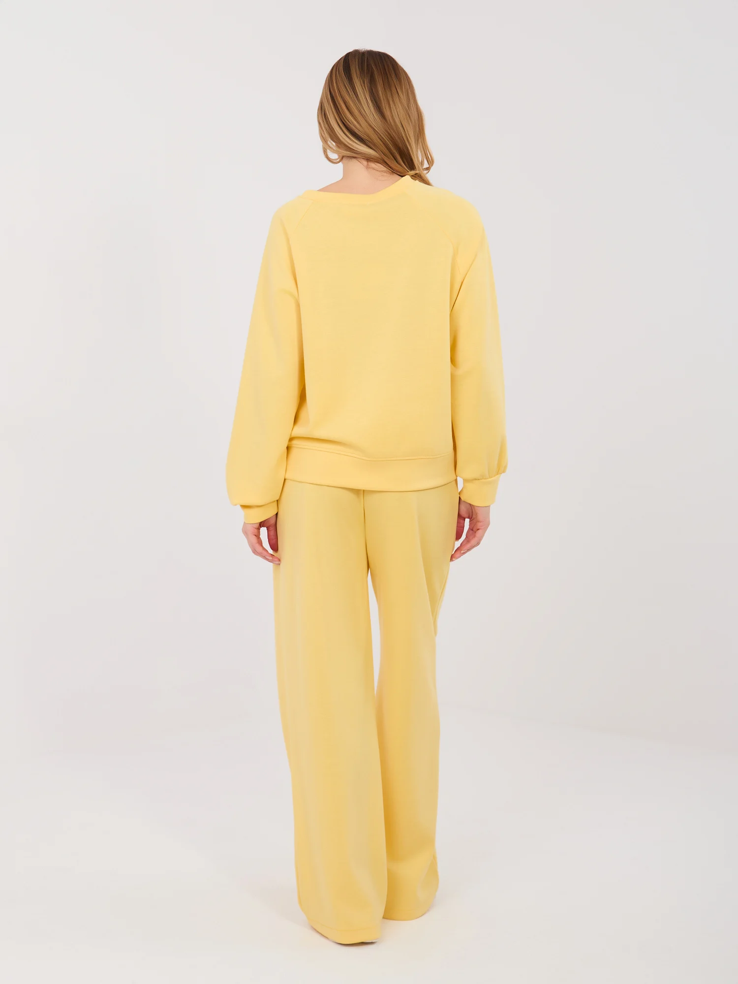 Compleu Dama Lunga, Larga, Maya, Galben Casual - imagine 6