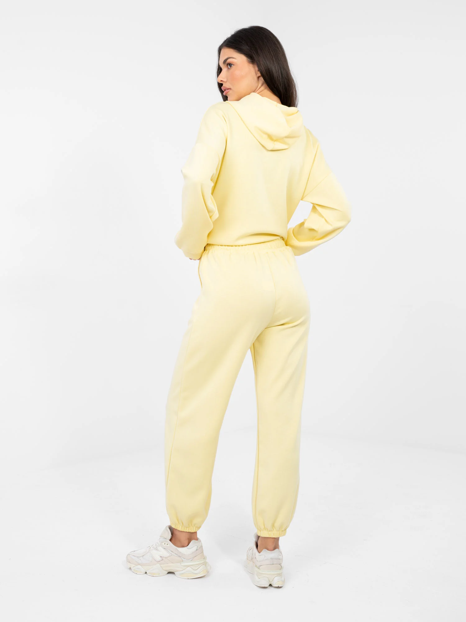 Compleu Dama Maneca lunga, Mansete elastice, RUE PARIS, Galben - imagine 6