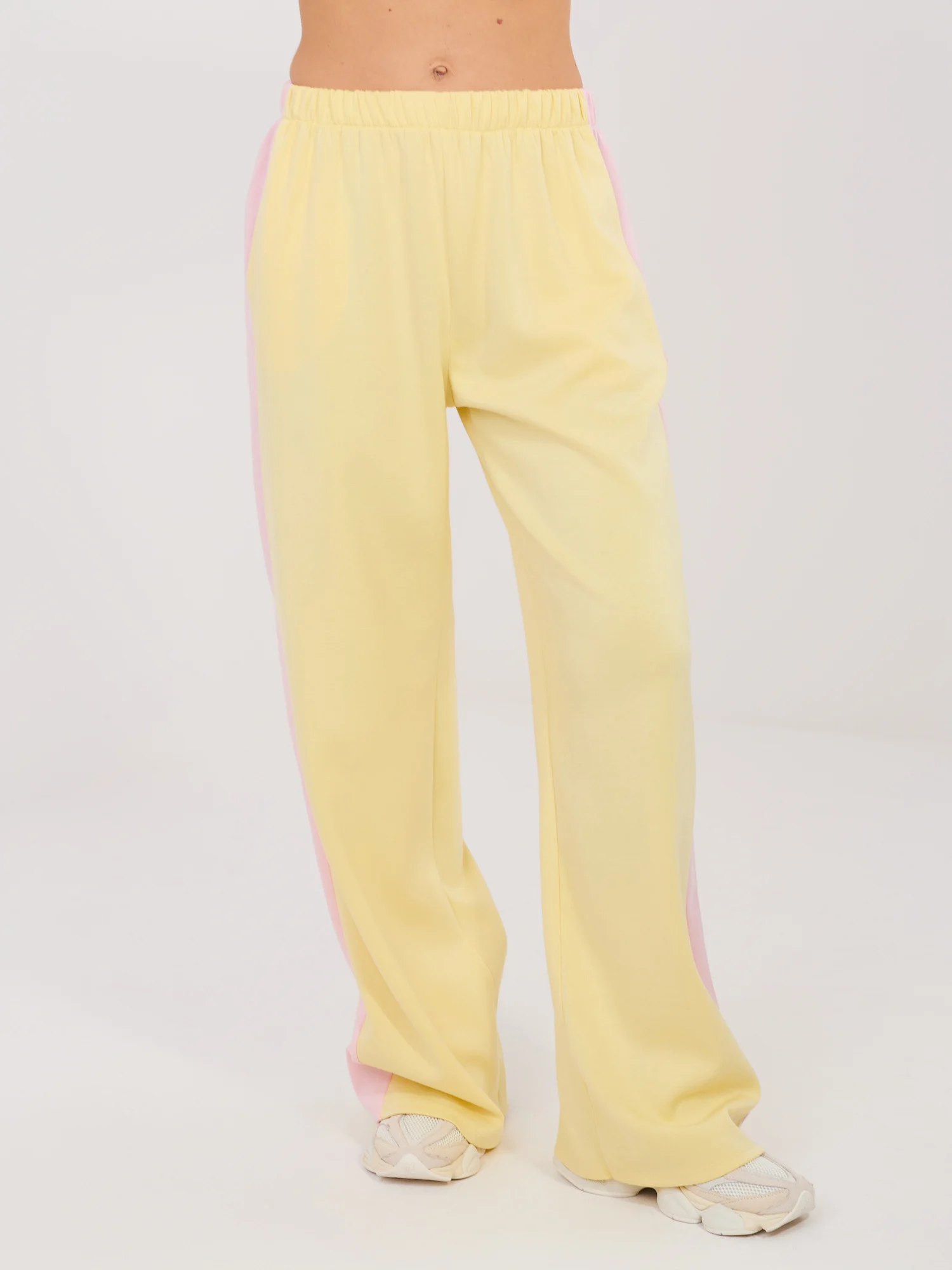 Compleu Dama Maneca lunga, Larga, RUE PARIS, Galben Casual - imagine 6