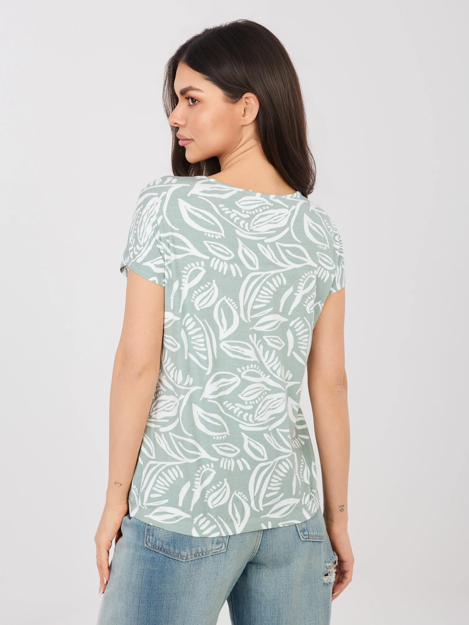Tricou Dama Mini, Decolteu rotund, Sublevel, Fistic Marimi Mari - imagine 2