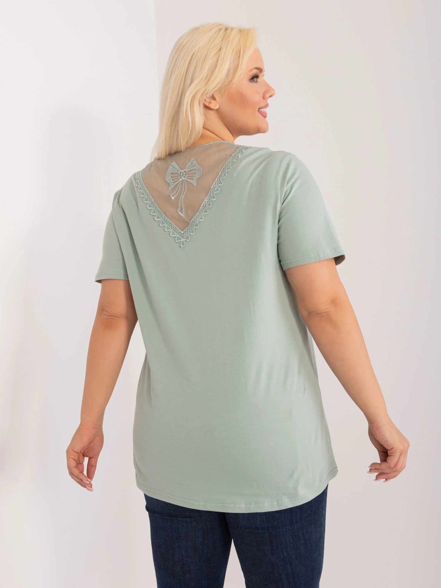 Bluza Dama Mini, Dantela, Ambitionfly, Fistic Eleganta Office Marimi Mari - imagine 6