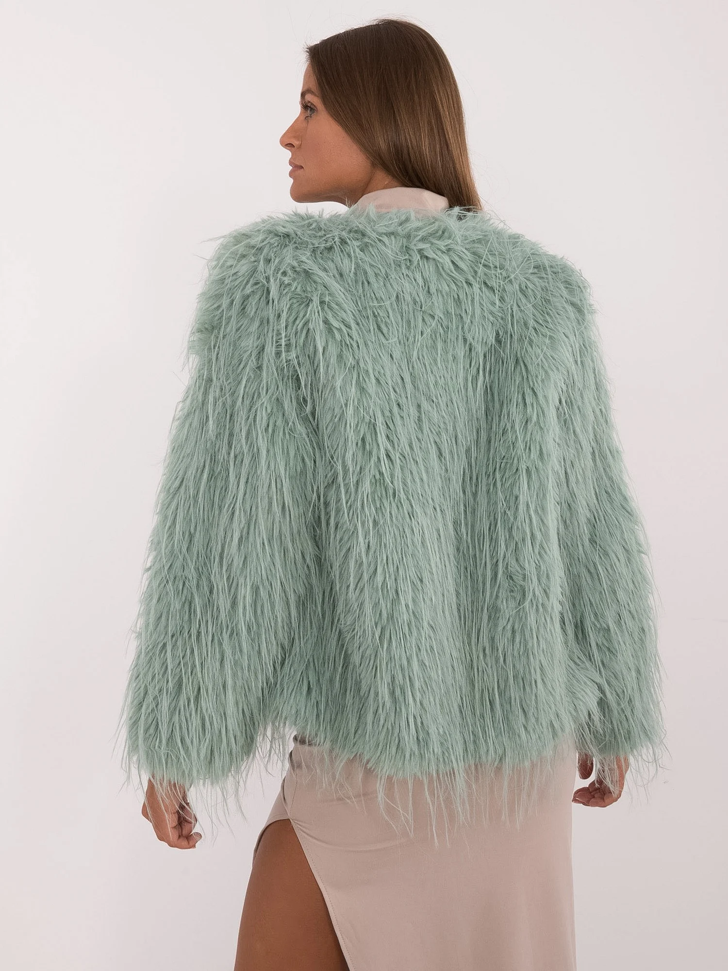 Jacheta Dama Maneca lunga, Elegant, Wool Fashion Italia, Fistic de Petrecere - imagine 4
