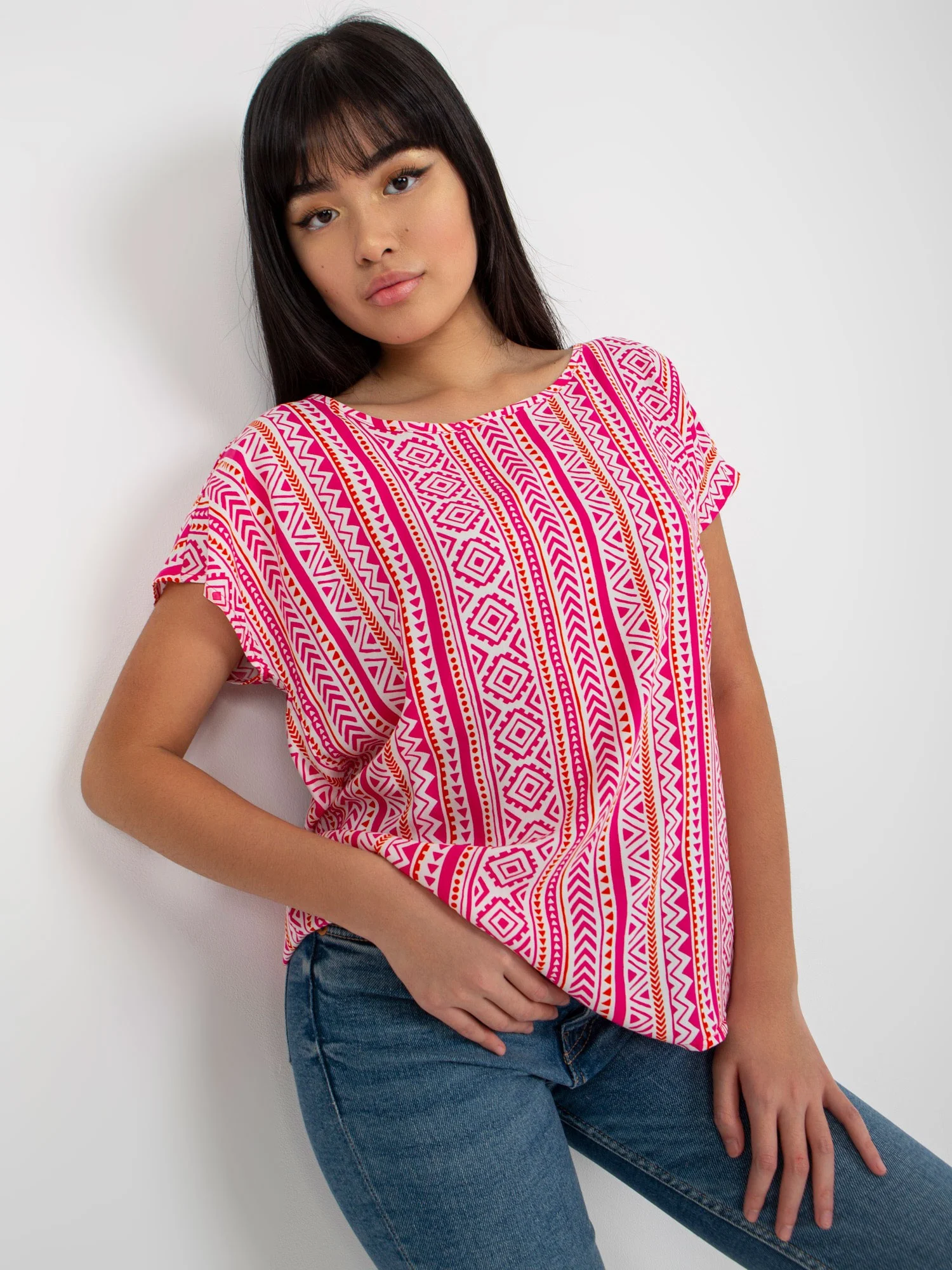 Bluza Dama Mini, Boho, Sublevel, Roz Marimi Mari - imagine 3