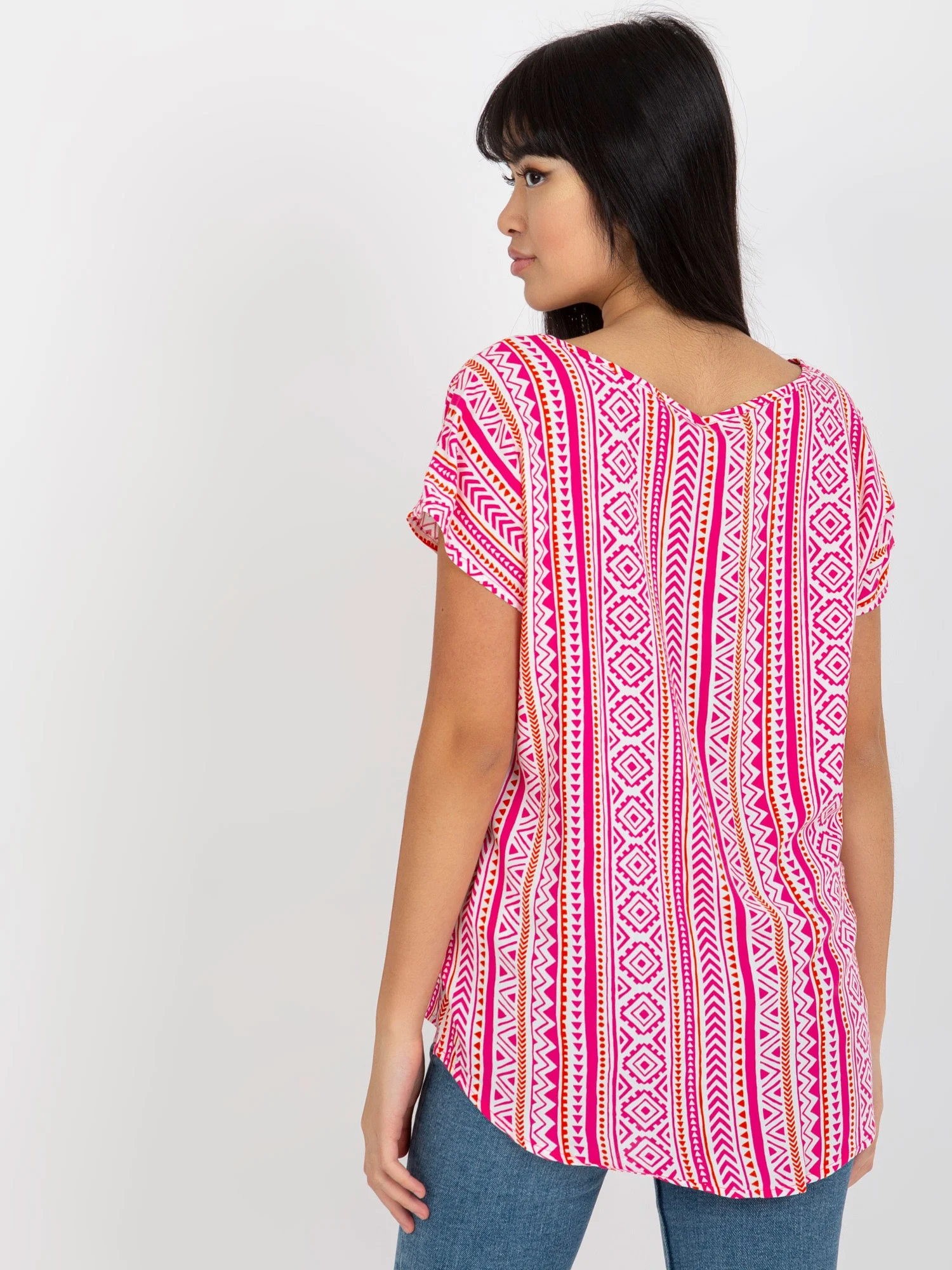 Bluza Dama Mini, Boho, Sublevel, Roz Marimi Mari - imagine 5
