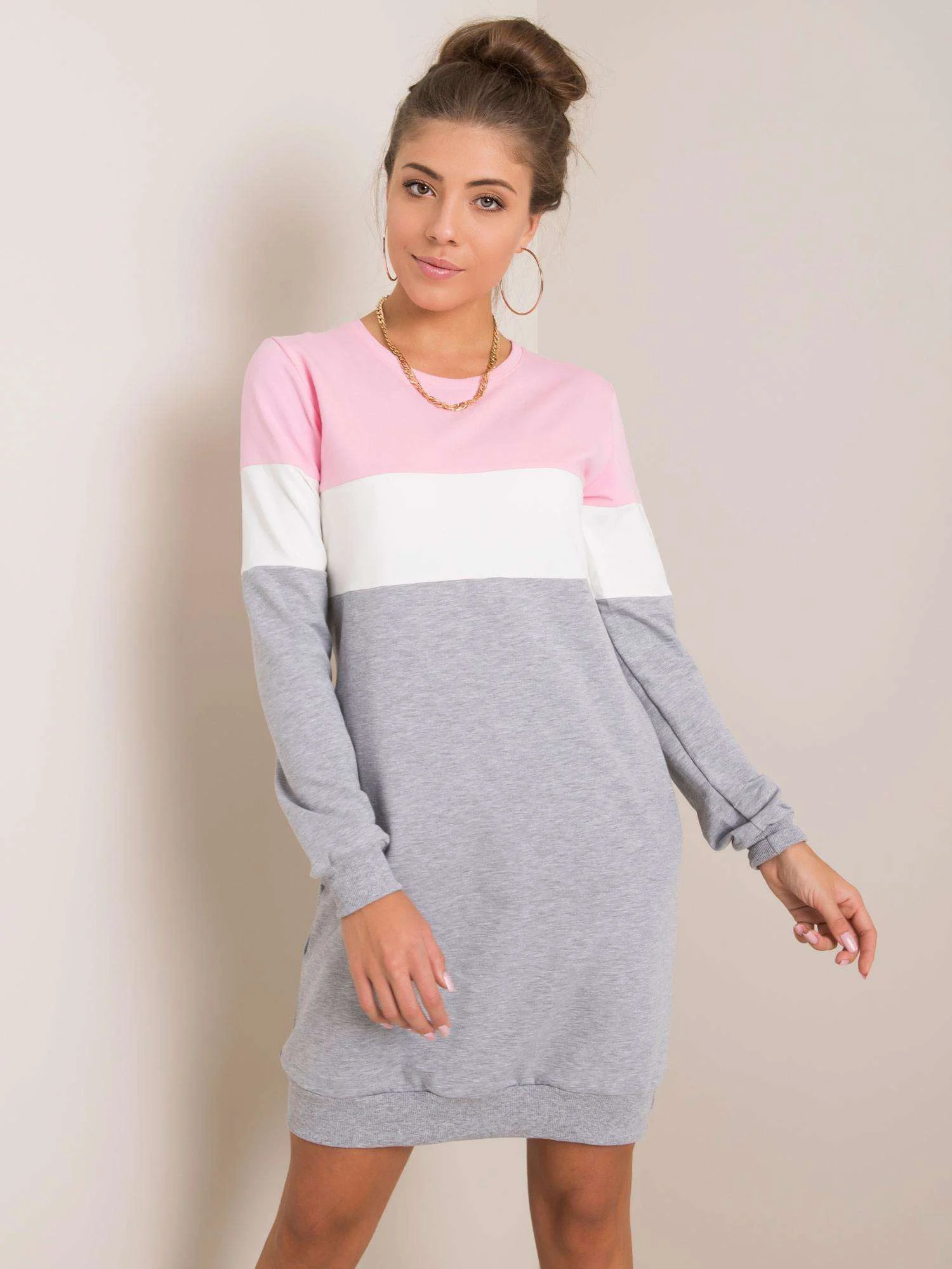 Rochie Dama Maxi, Rochie dreapta, RUE PARIS, Roz Casual - Image 4