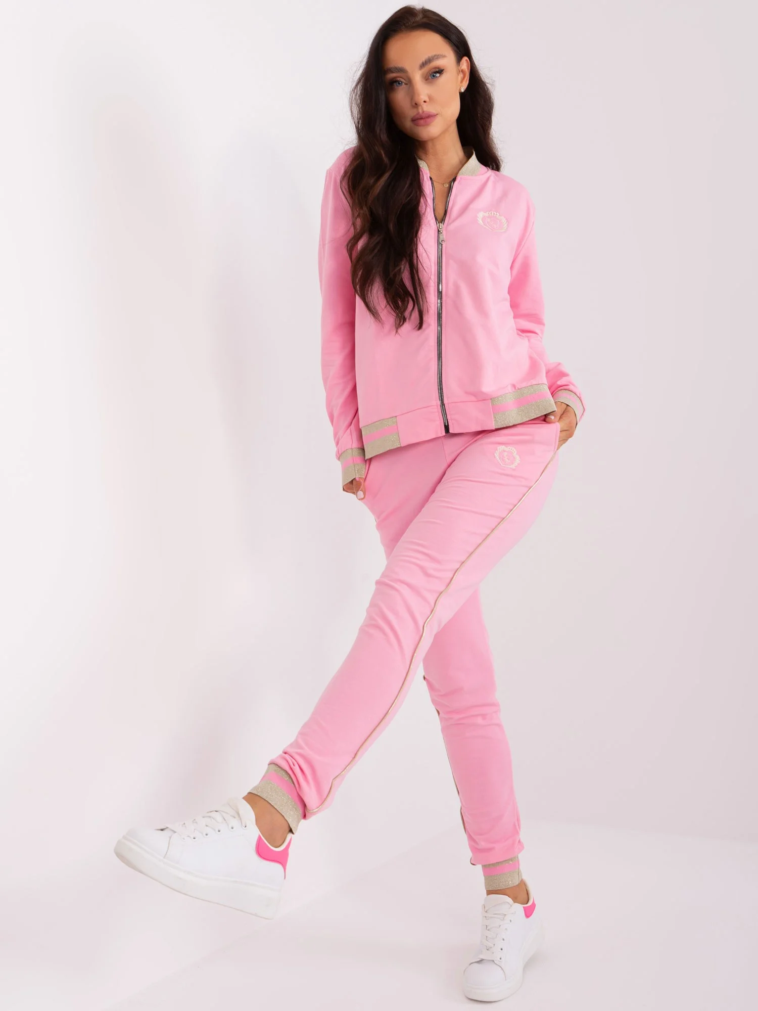 Compleu Dama Maneca lunga, Sport, RELEVANCE, Roz Casual - imagine 4