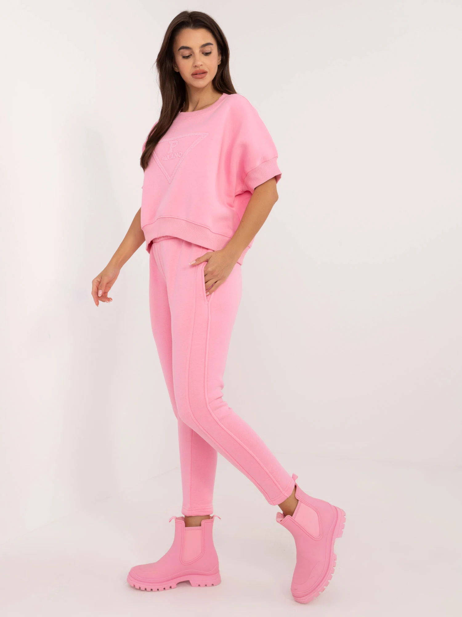Compleu Dama Mini, Conica, Wow Donna, Roz Casual - imagine 5