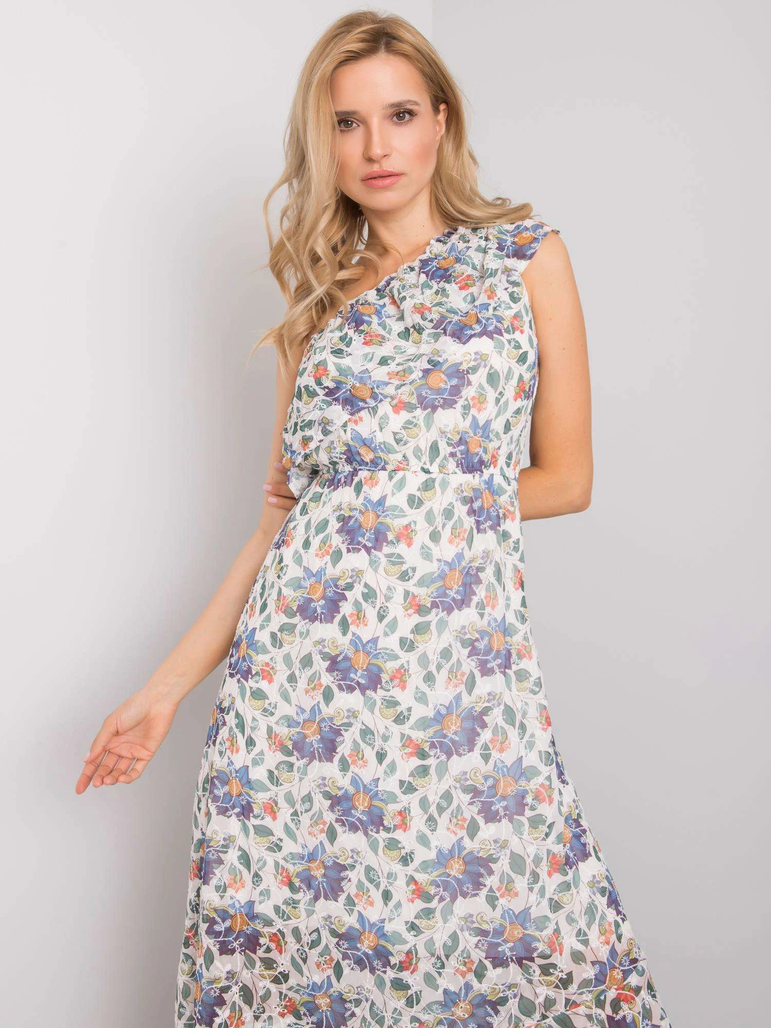 Rochie Dama Midi, Floral, RUE PARIS, Multicolor Eleganta Office - Image 4