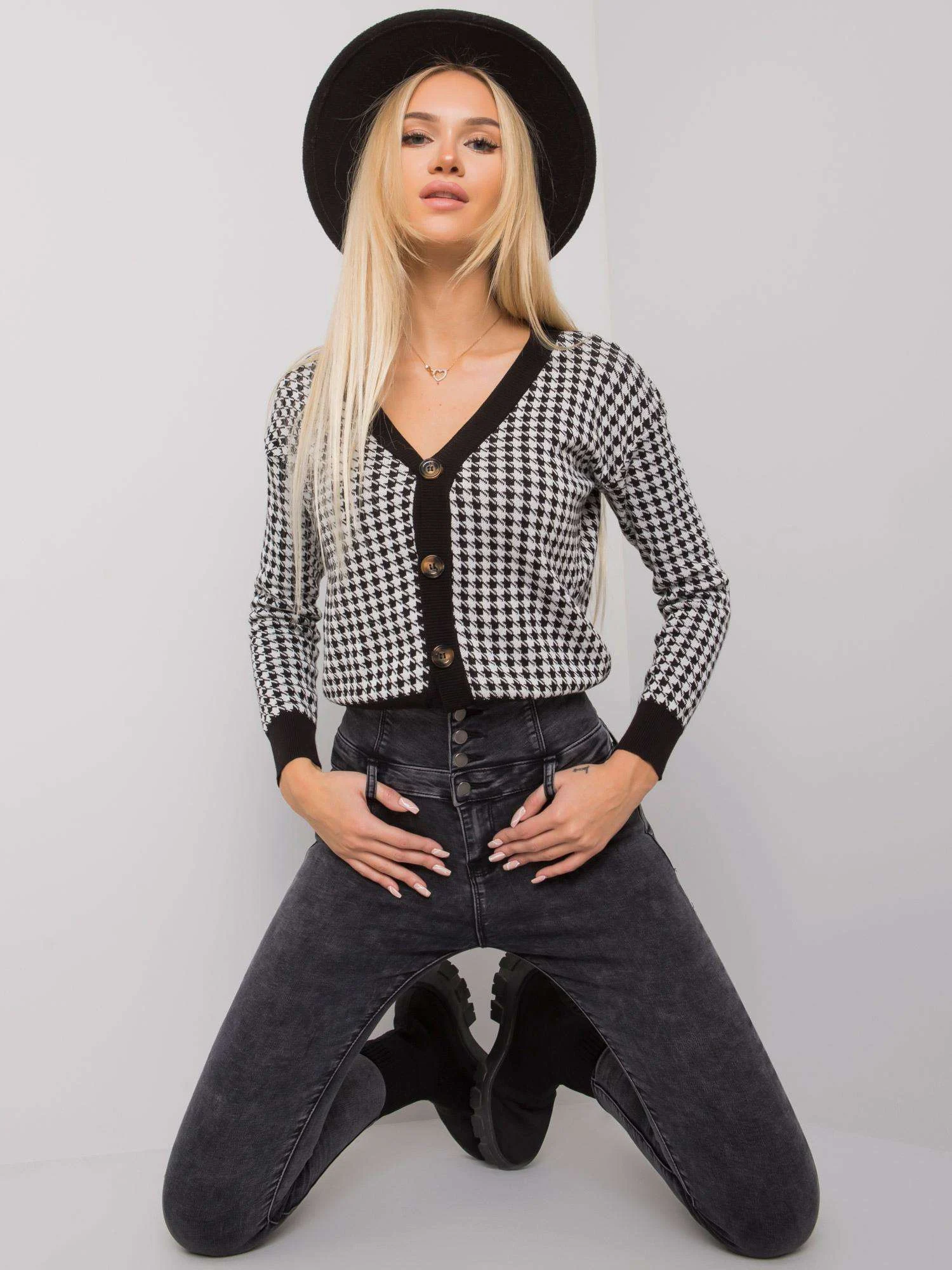 Pantaloni Dama Lunga, Conica, Only One Day Jack Berry, Gri Eleganta Office - imagine 6