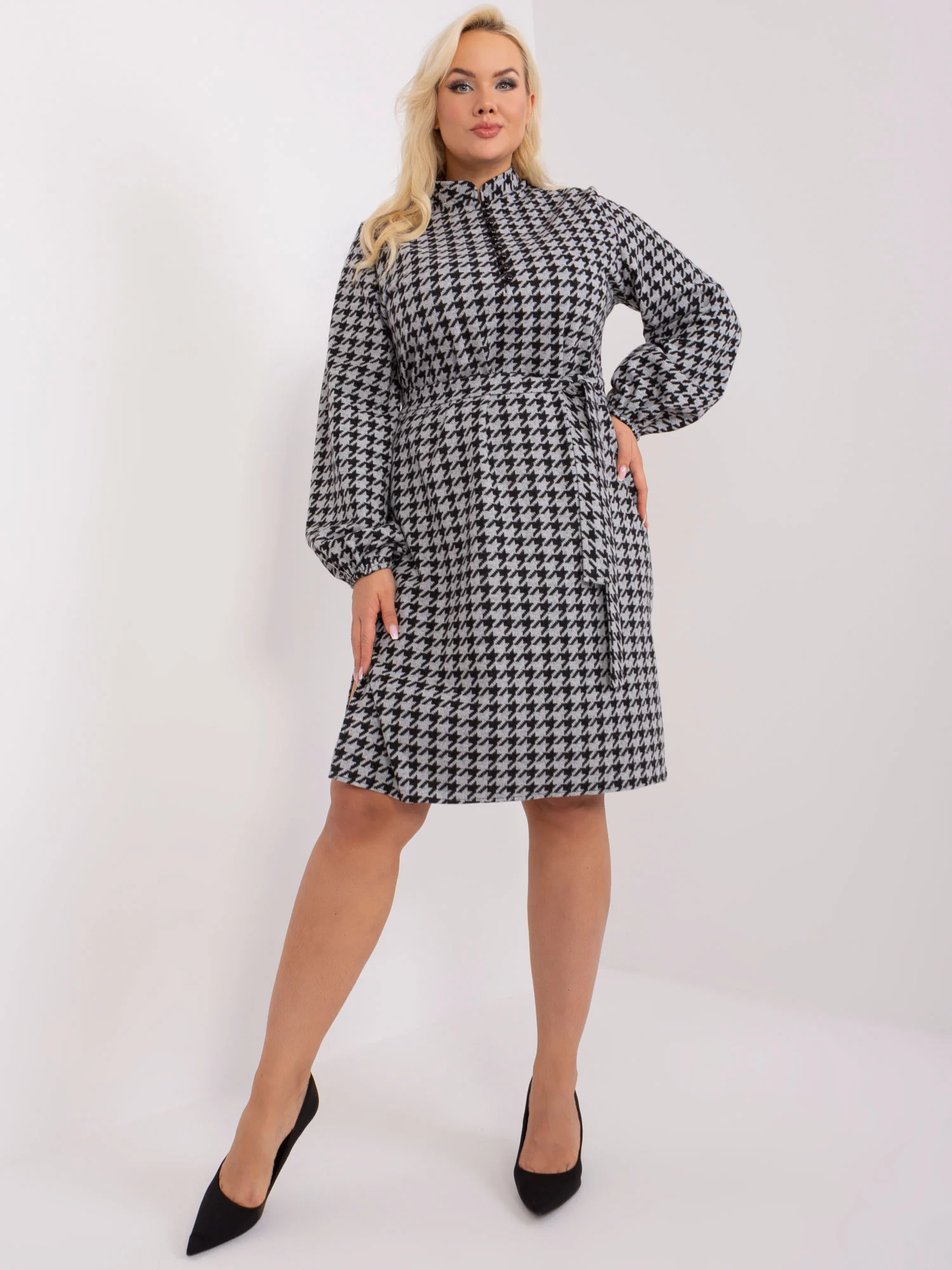 Rochie Dama Maxi, Rochie dreapta, LAKERTA, Negru Eleganta Office - imagine 5