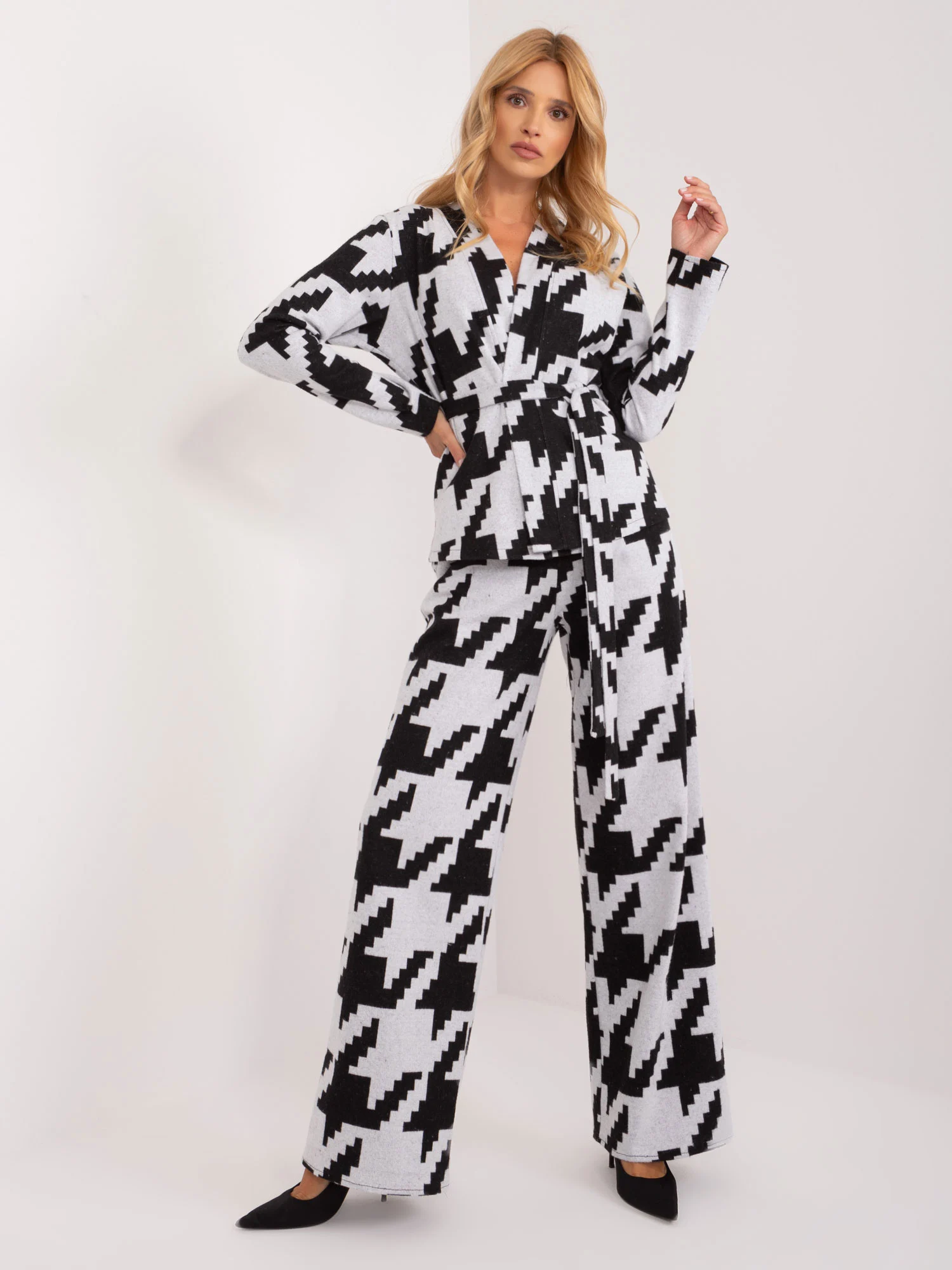 Compleu Dama Maneca lunga, Dreapta, LAKERTA, Negru Casual - Image 6