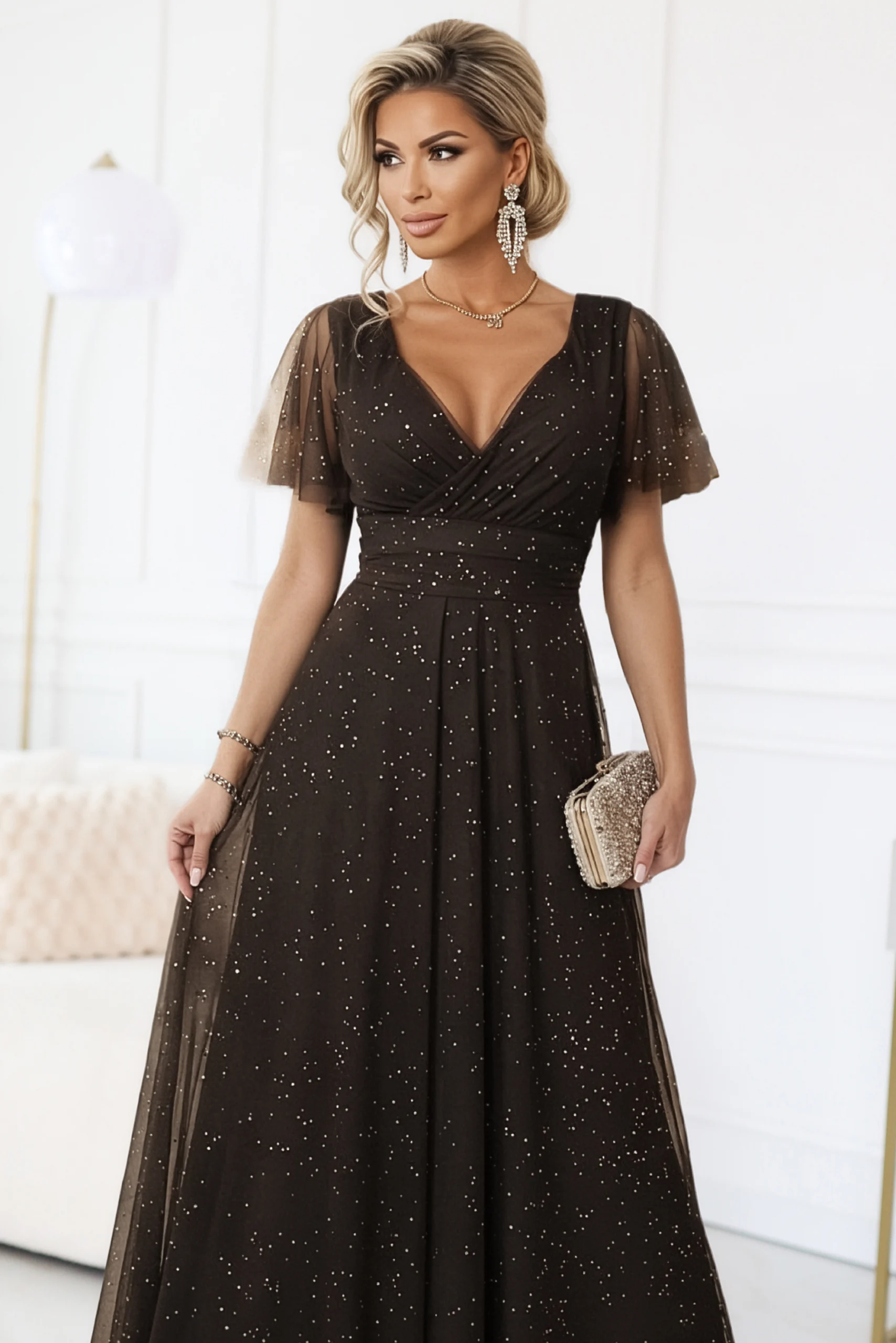 Rochie Dama Maxi, Mulata, Numoco Eleganta - Image 3